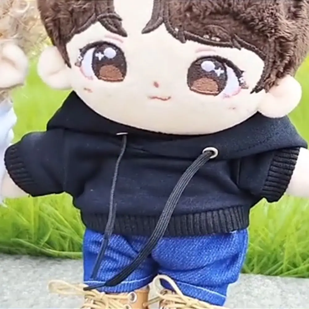 Fashion Clothes For 1/12 BJD Dolls Top Hoodies For 15cm/20cm Cotton Dolls Sweatshirt Outfits 1/11 1/12 OB11 Dolls Accessories