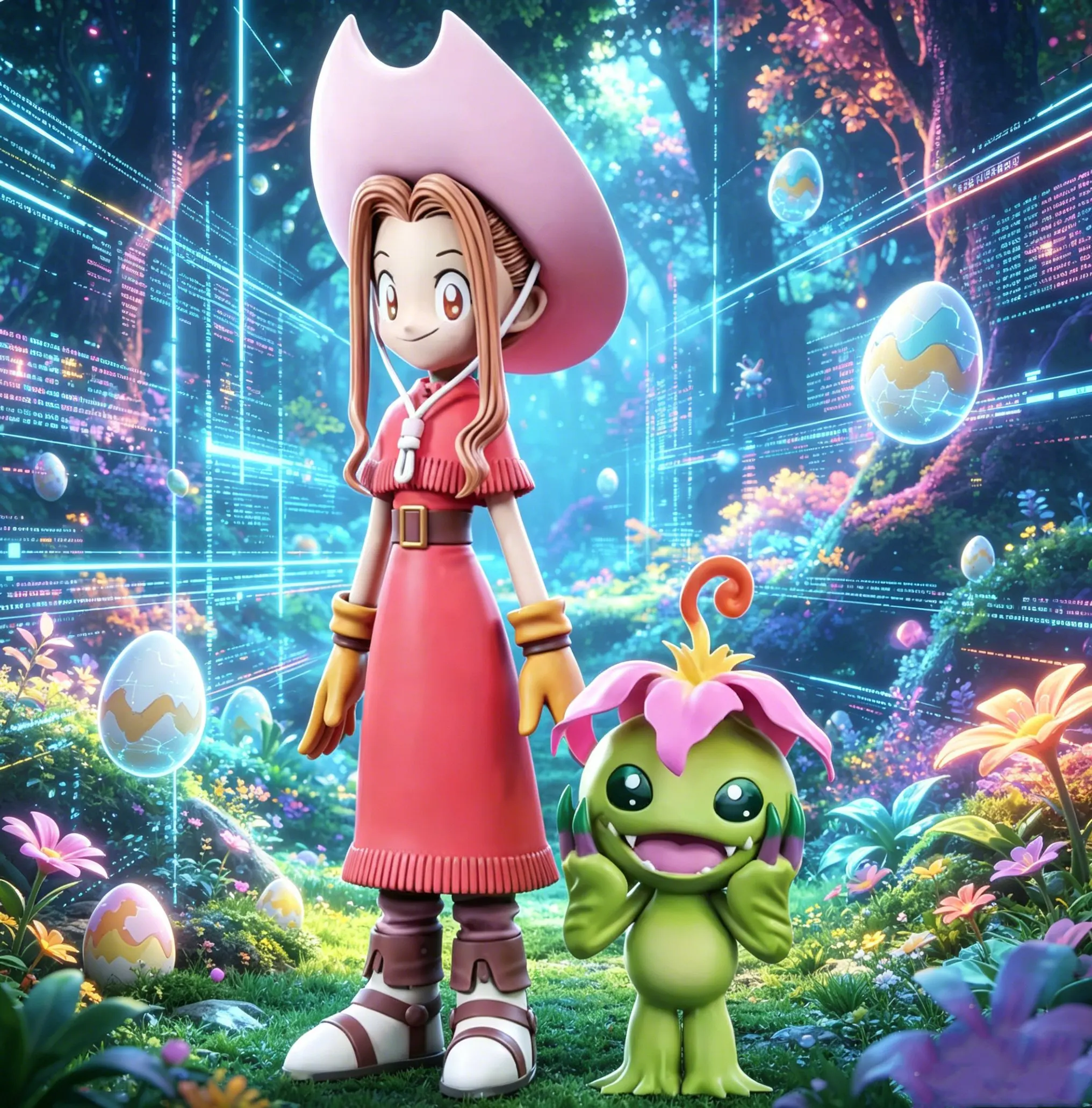 Аниме-фигурка Digimon Adventure: мини-фигурки Палмонов Тачикавы, коллекционные статуэтки из ПВХ, игрушки, подарки