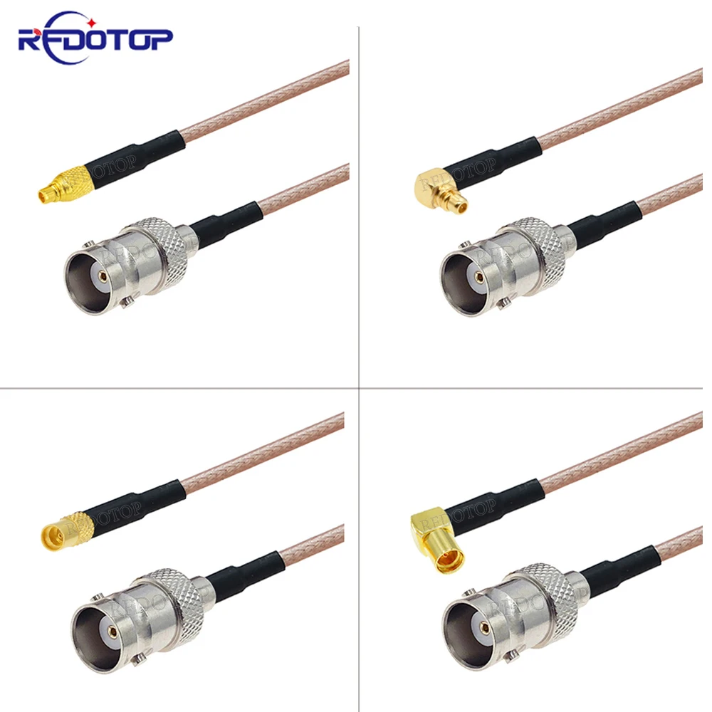 

BNC Female to MMCX Male Female Straight/Right Angle Cable RG316 50 Ohm Pigtail RF Coaxial Extension Cable Coaxial Jumper Cord