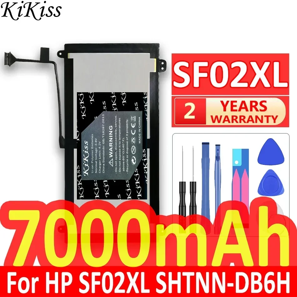 

Аккумулятор KiKiss для HP SF02XL SHTNN-DB6H TPN-C118 TPN-C119 756417 -001 756187 -2B1 НОВЫЙ