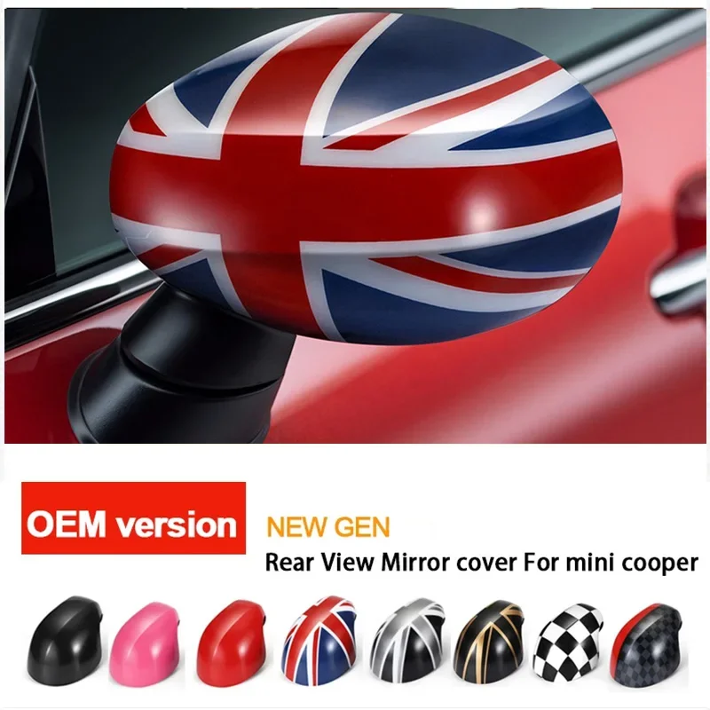 

New Union Jack Stickers Rearview Mirror Covers For Mini Cooper MINI Cooper S 2020 2021 2022 Countryman For F60 F54 F55 F56 F57