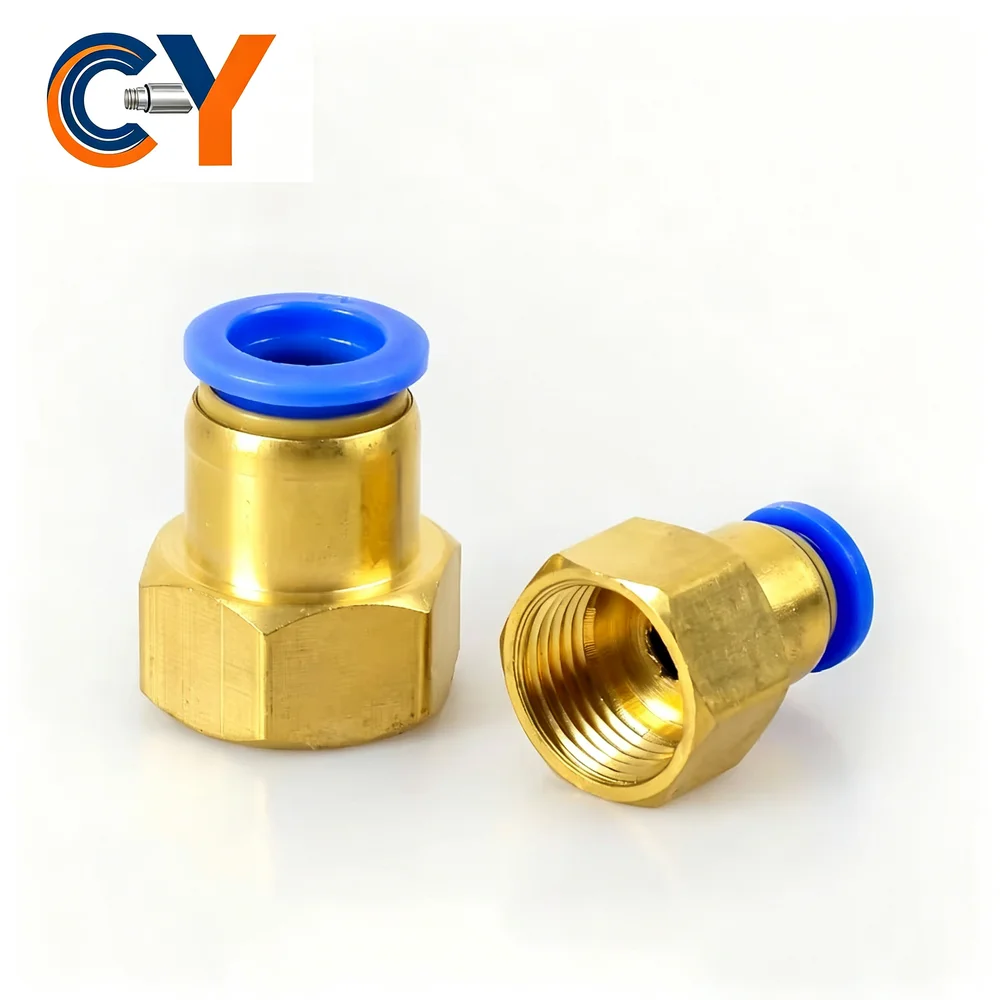 PCF Air Pipe Fitting 4 6 8 10 12mm Hose Tube 1/8