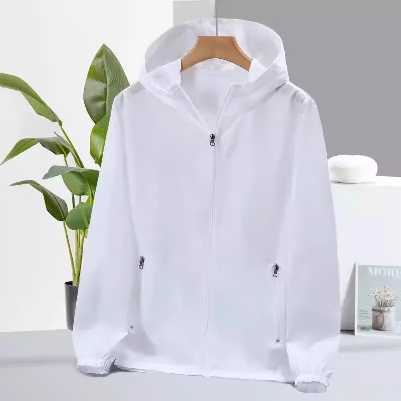 Ice Silk Cool Feeling Sonnenschutzkleidung Herren Sommer dünne atmungsaktive lange Sve Oberbekleidung für Arbeit und Outdoor-Aktivitäten...