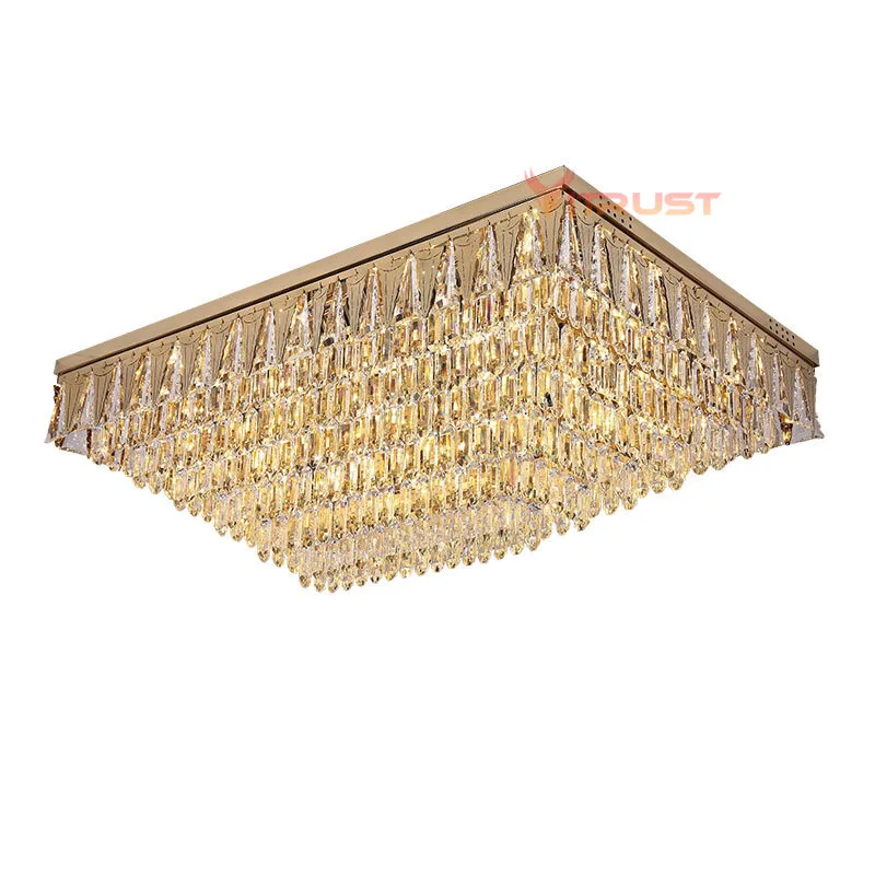 Modern LED Crystal Ceiling Chandelier Lamp Luxury Crystal Lighting Plafonnier Chandelier Lighting Living Room Bedroom Restaurant