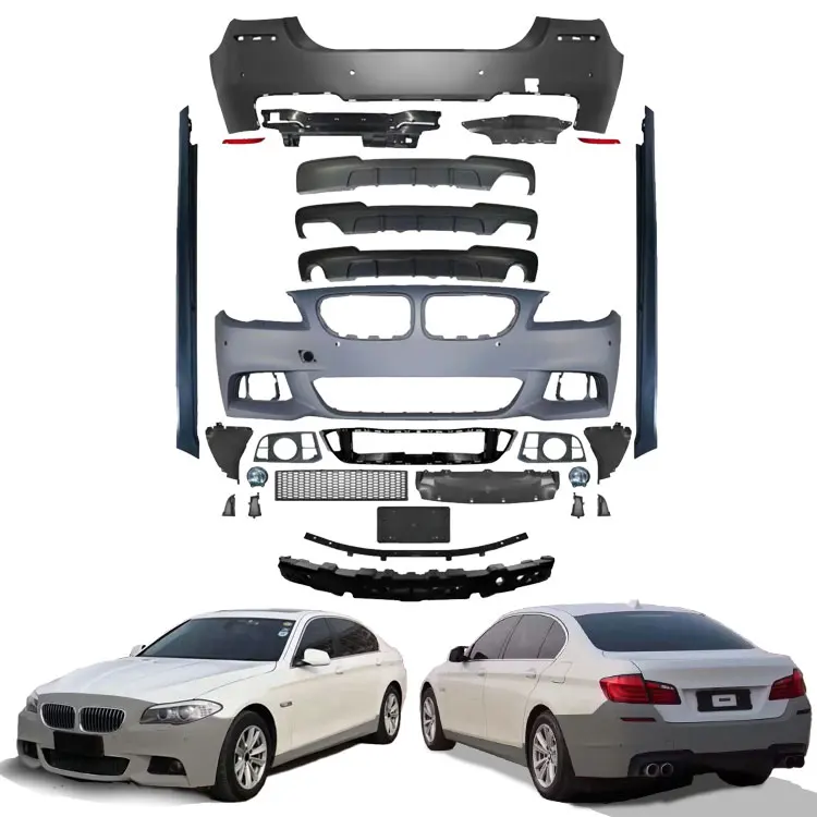 

MT Style Body kit Set For BMW 5 Series F10 F18 Body kit Modified Upgrade to MT Car Bumper Side Skirt