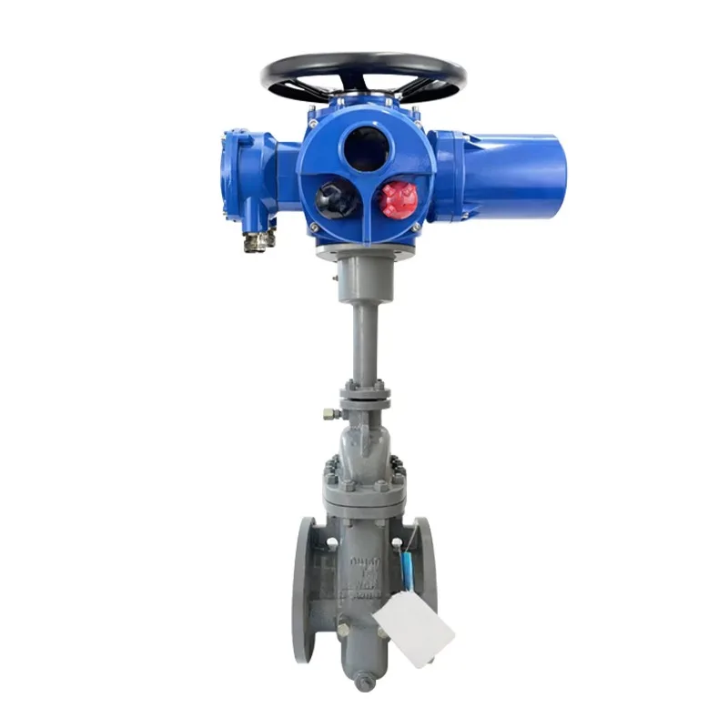 Electric Flat Gate Valve DN50 To DN200 Electric Drive Hard Seal Oil Media Two Way Flow Control