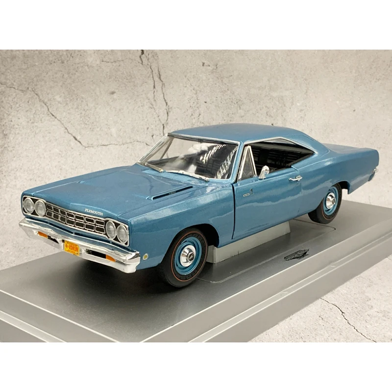 

ERTL литой под давлением масштаб 1:18 1968, Plymouth Road Runner, модель автомобиля из сплава, готовая коллекция имитаций, украшение, подарок, статический дисплей