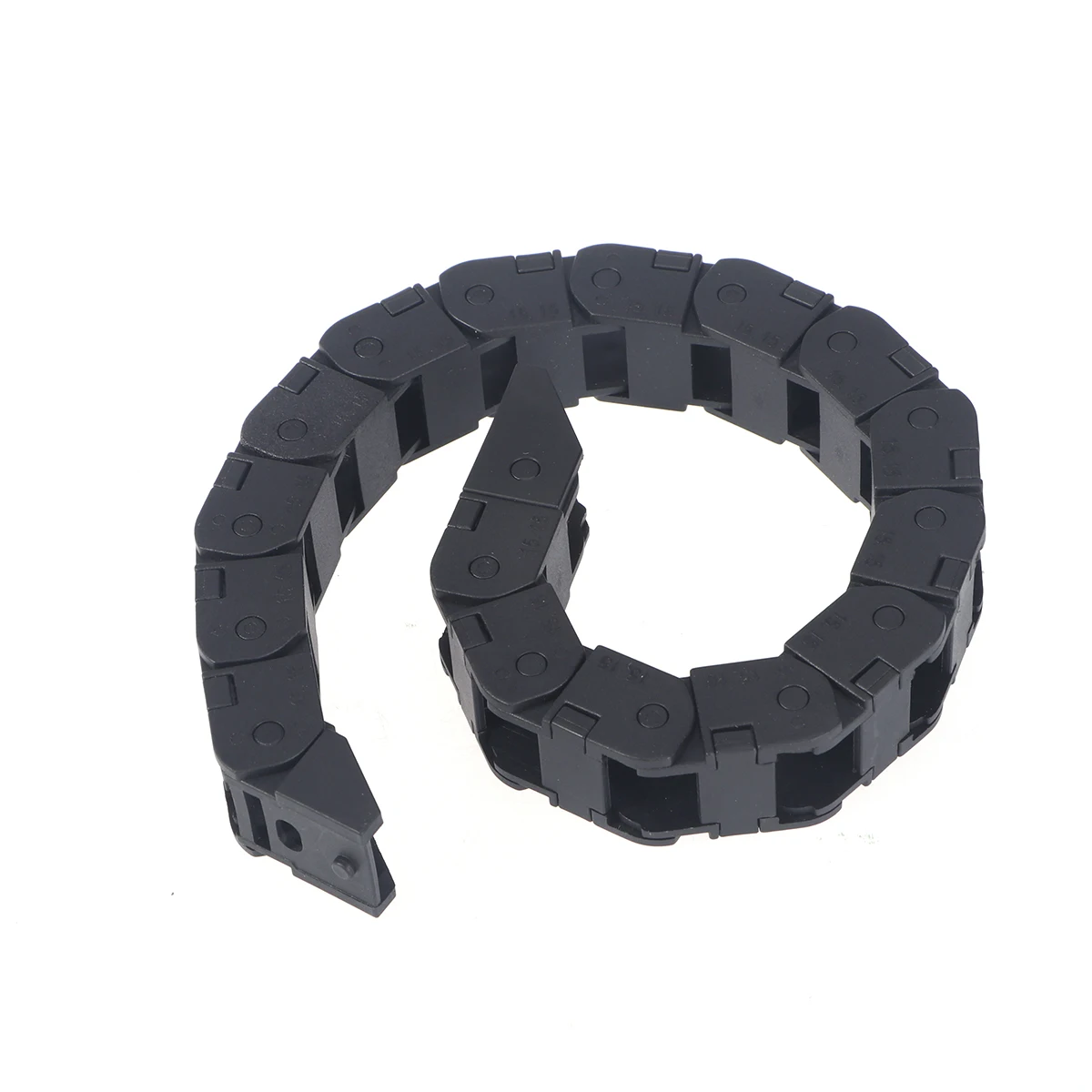 

Flexible Black Plastic Cable Drag Chain 455X25X20Mm Wear Resistant Low Noise For Cnc Machines Electrical Equipment Wire Carrier