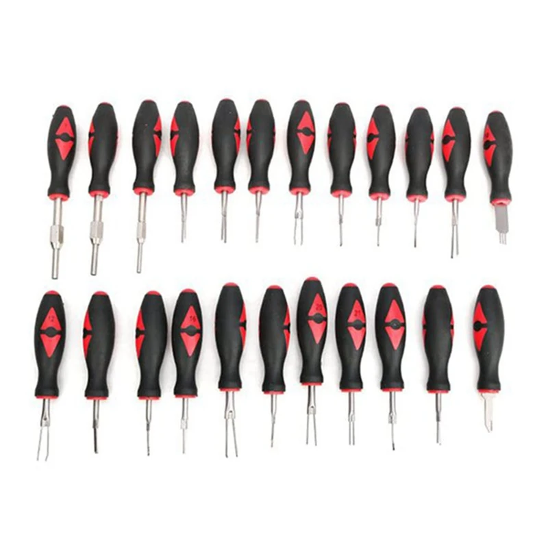 23Pcs Car Terminal Wiring Harness Disconnect Tool Disassembly Wiring Harness Plug Unlock Tool