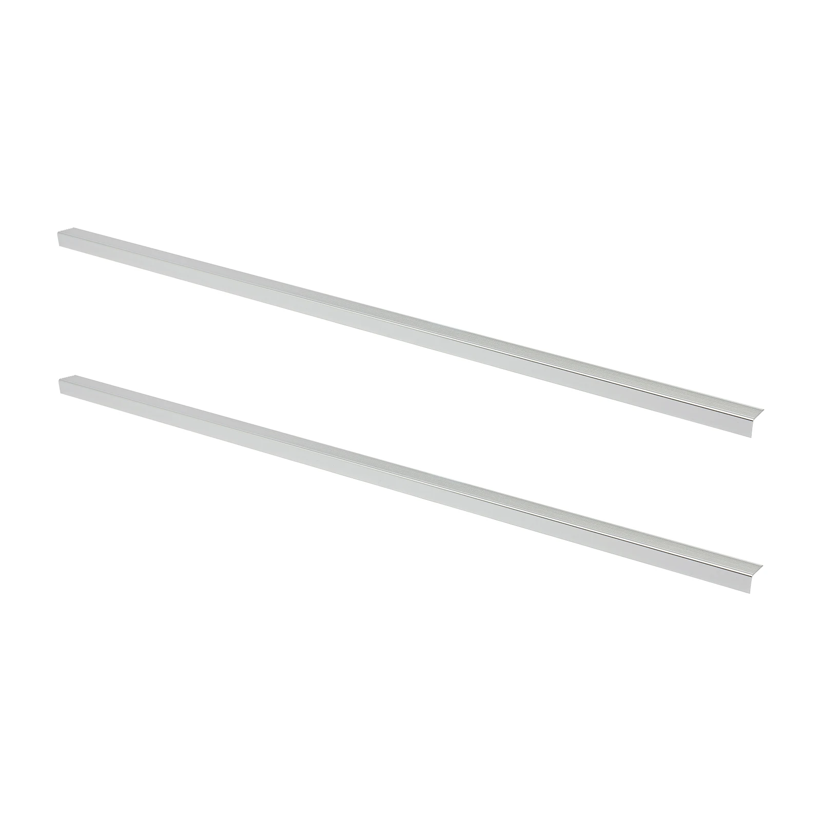 10PCS L-shape Stair Edge Protector, Aluminium Alloy Stair Corner Trim Strips, Step Edge Trim