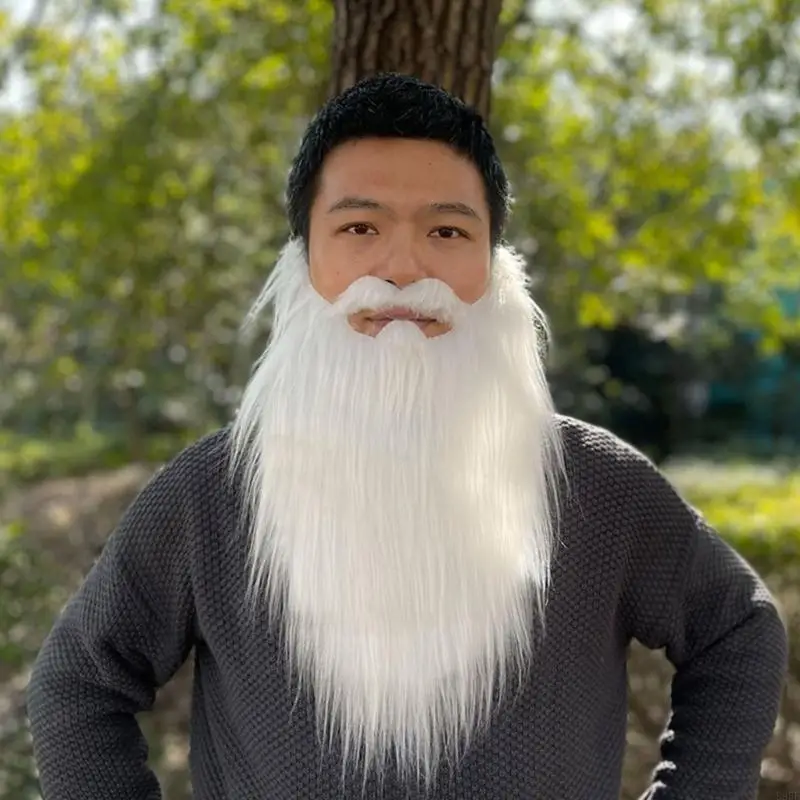 B95F Halloween Barba Cabelo Disfarce Acessórios Festival Bigode Fonte Festa