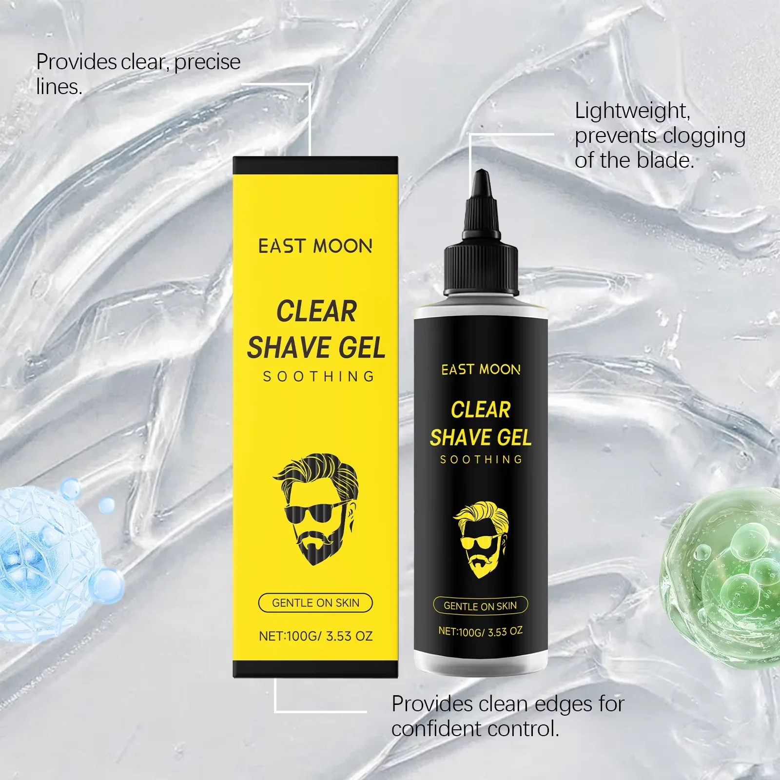 Гель для бритья East Moon Man: – обзор и цена Men'S Grooming Gel