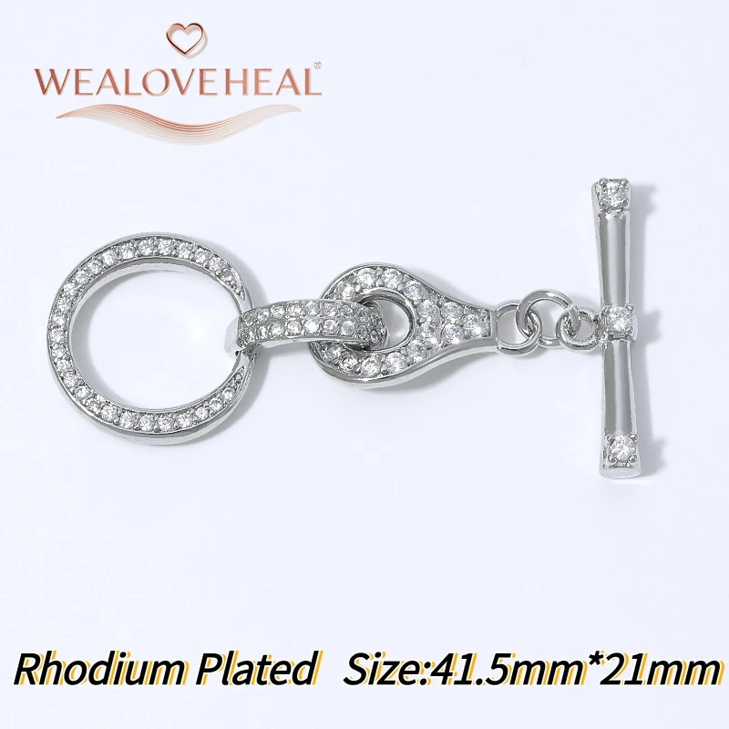 18K vergoldeter Messing-OT-Knebelverschluss, Rosenblüten-Emaille-Zirkon-Verschlüsse für Armbänder, Schmuckherstellungszubehör, DIY-Zubehör – Detail 34