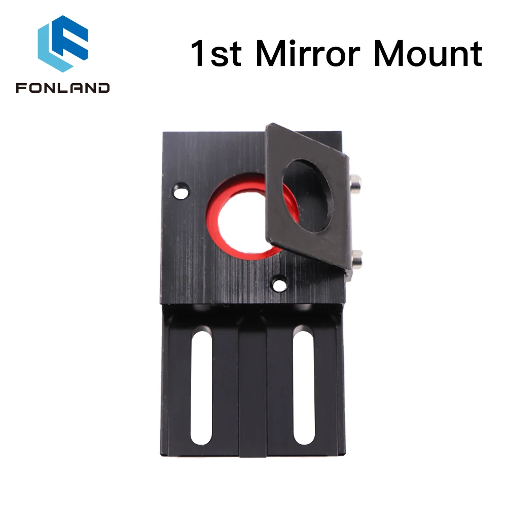 FONLAND CO2 First Reflection Mirror 25mm Mount Support Integrative Holder for Laser Engraving Cutting Machine