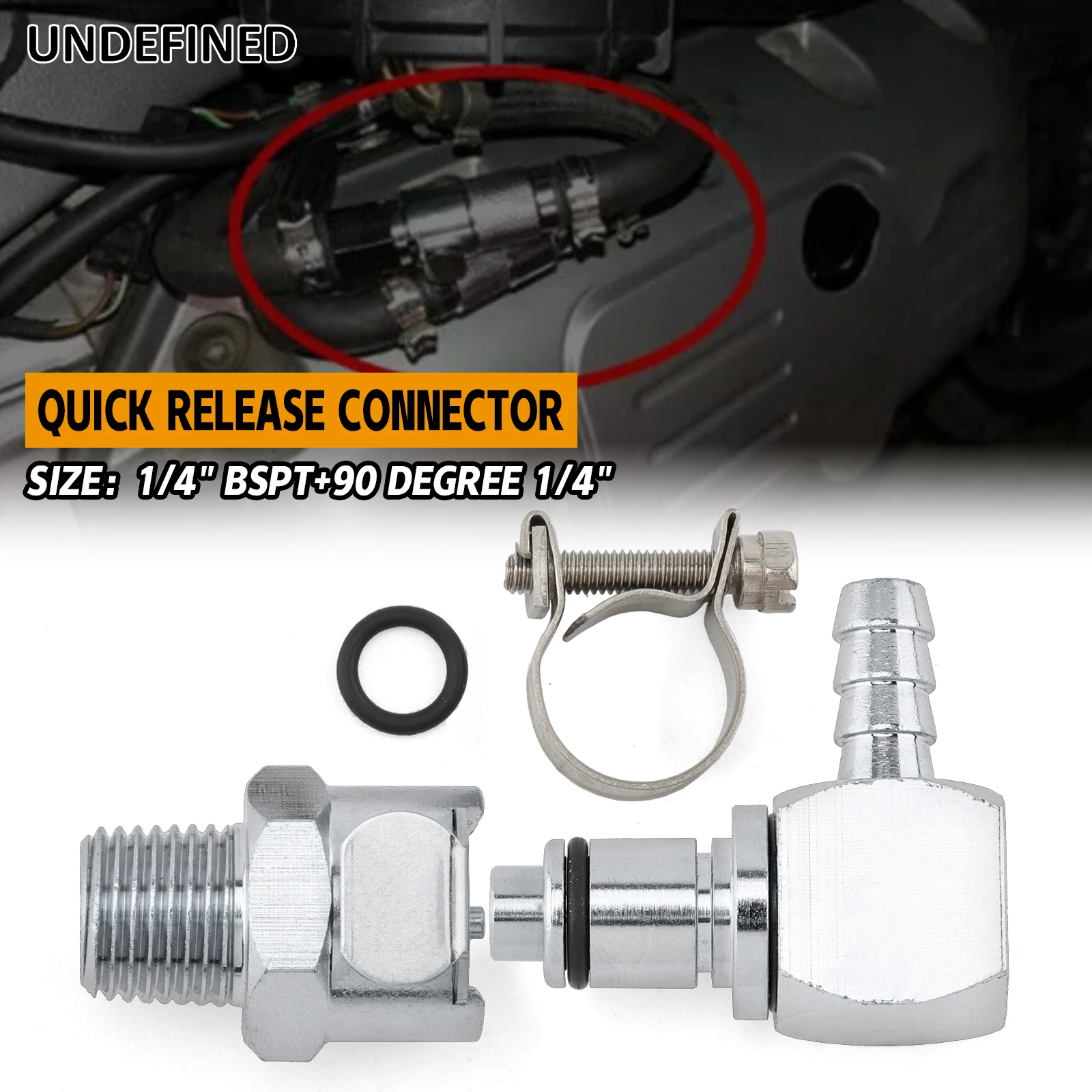 

Fuel Petrol Line Hose Quick Release Disconnect Coupling Kit Fit For BMW S1000RR/R/XR R1200GSW/GSW ADV/RTW/RW/RSW Triumph