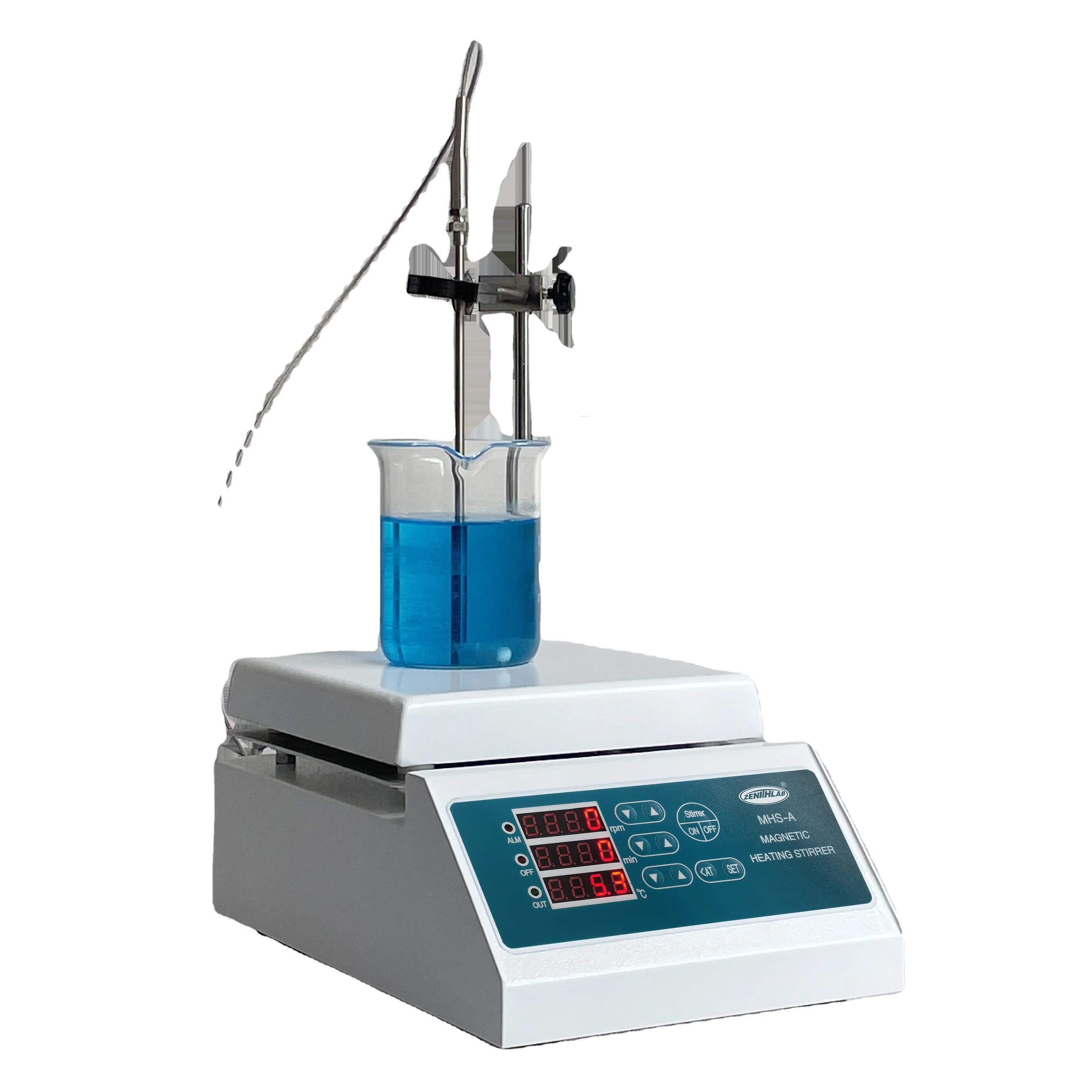 100ml To 1000ml Laboratory Use Science Research Stainless Steel Work Plate  Stable Temperature Magnetic Stirrer