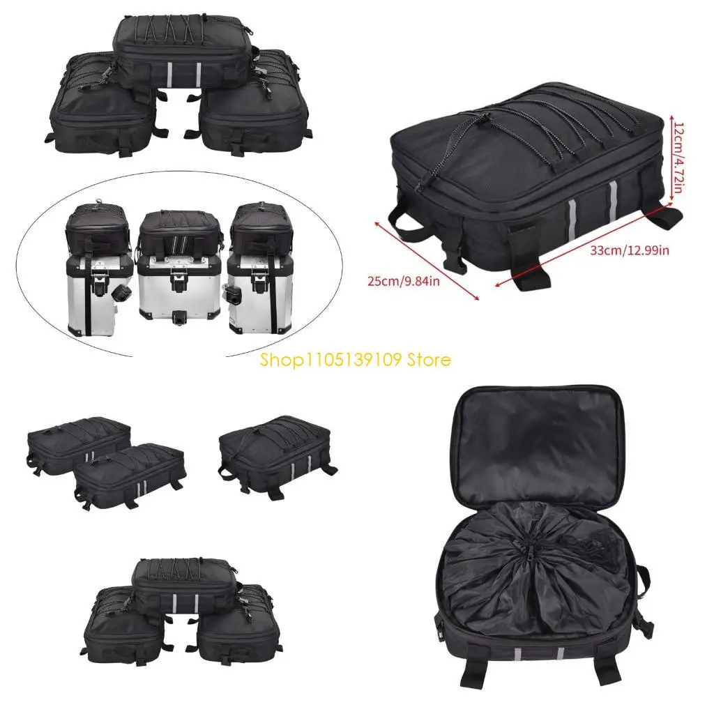 

P5ED Motorbike Accessories Waterproof Pack Motorcycle Luggage Bags Additional Bags