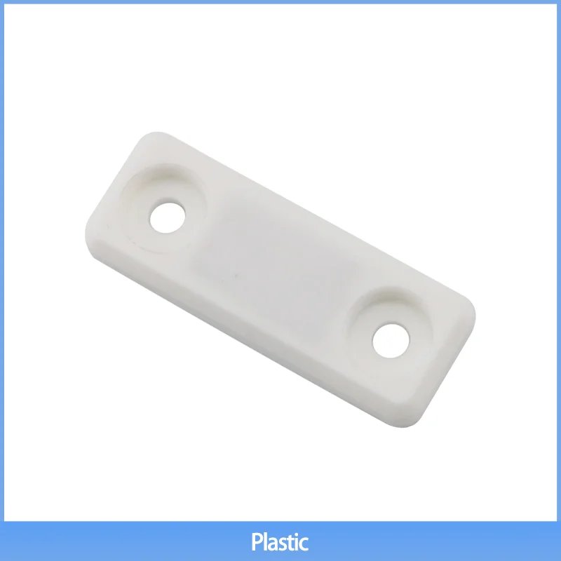 White Plastic Side-mounted Magnetic Catch Strong Magnetic Attraction Ultra-thin Magnetic Catch for Industrial Doors