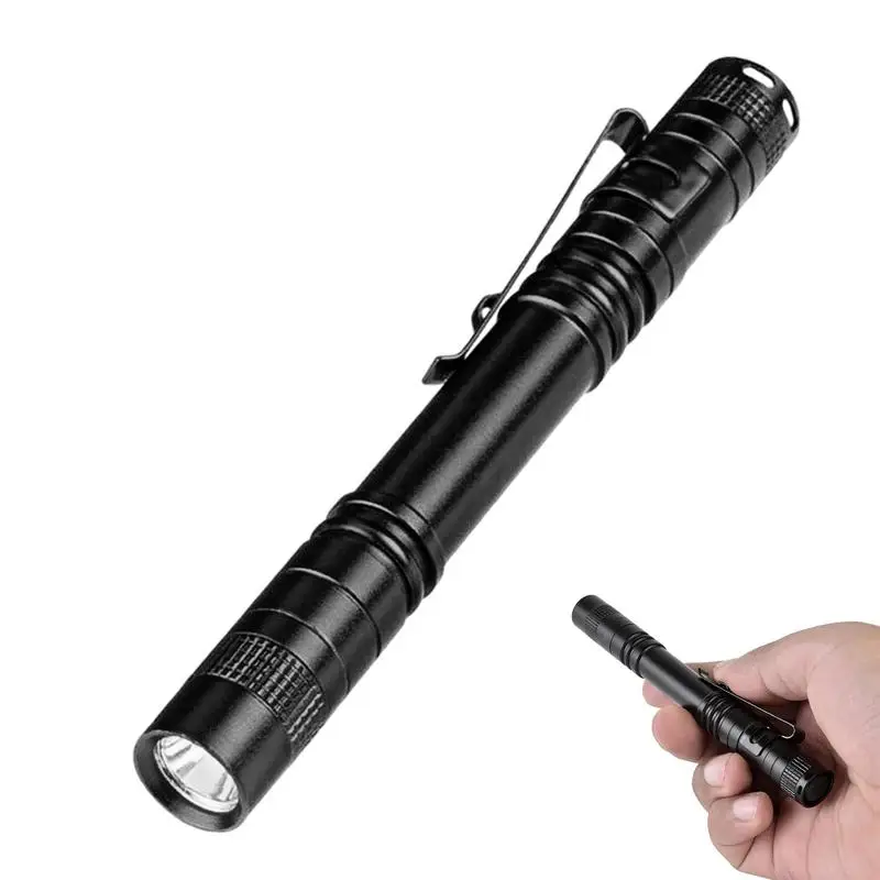 Camping Pocket Pen Flashlight Portable Mini Pen Light With Clip 120lm High-Brightness Handheld Flashlight Lantern For camp Tool