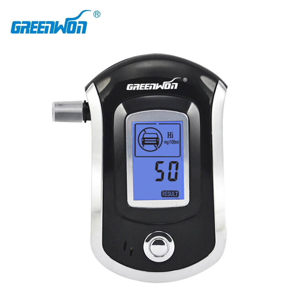 GREENWON pantalla LCD Digital alcoholímetro alcoholímetro Detector medidor AT-6000