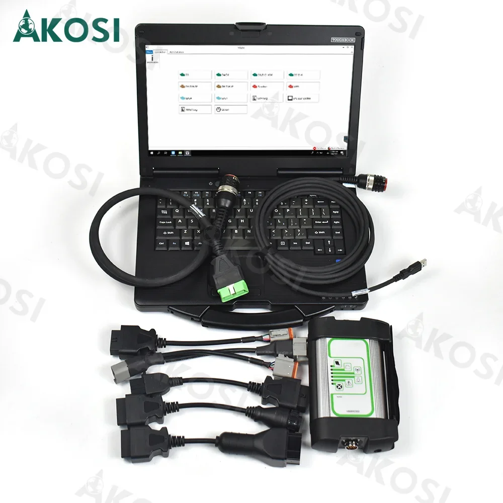 Диагностический инструмент Vodia для промышленного диагностического сканера Engie Penta Marine и ноутбука Vocom 88890300 Vodia и CF53, готовый к использованию