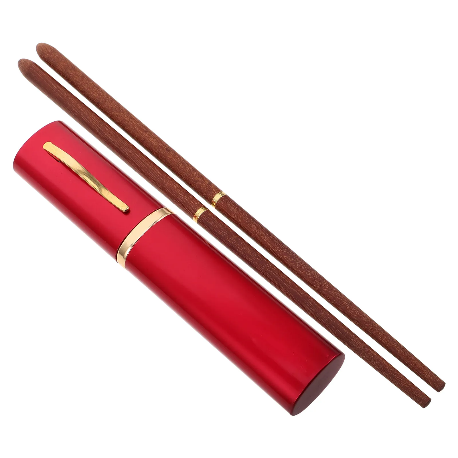 Foldable Portable Chopsticks for Outdoor Camping Travel Picnic Aluminum Shell Lightweight Compact Reusable Tableware Stylish