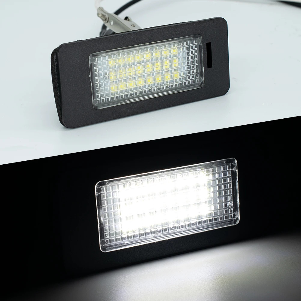 2 pcs Canbus Led Number Plate HID White Rear Tag License Plate Light Lamp For BMW E39 M5 E70 E71 X5 X6 E60 M5 E90 E92 E93 M3