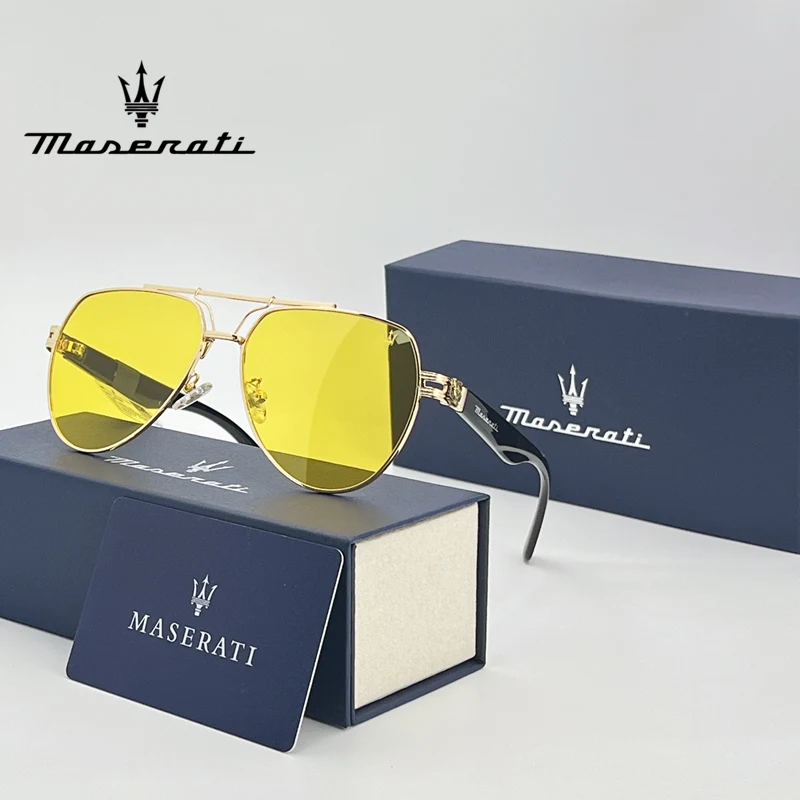 

Высококачественные поляризационные солнцезащитные очки MASERATI UV400 для Ghibli Quattroporte GT Levante Mc20 Mcpura GranCabrio Grecale Drive
