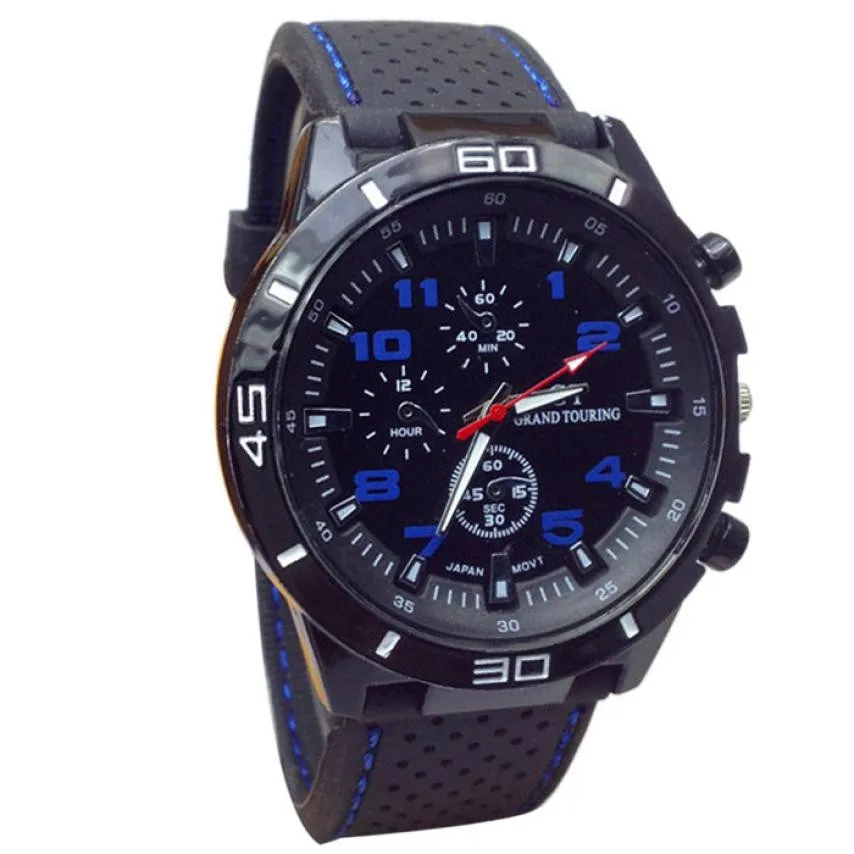 2015 Quartz Watch Men Military Watches Sport Wristwatch Silicone Fashion Hours