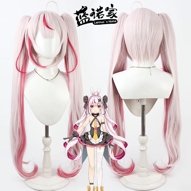NIJISANJI Virtual YouTube Tomari Mari Cos Cosplay Wig Halloween Carnival Party Prop Synthetic Hair Heat Resistant Fiber +Wig Cap