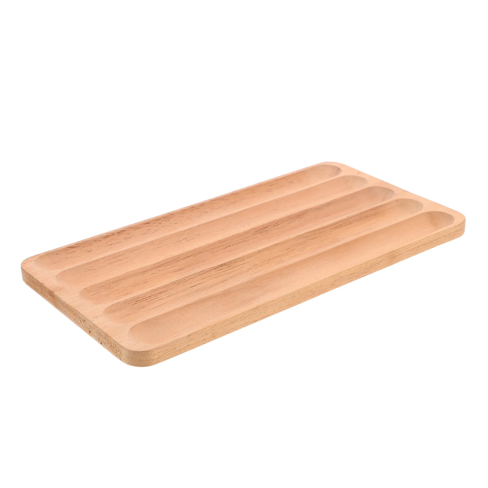 Spanish Cedar Cigar Tray for Humidor Storage Display Cigar Sobering Tray with Rest Groove Cedar Holder Presentation Organizer