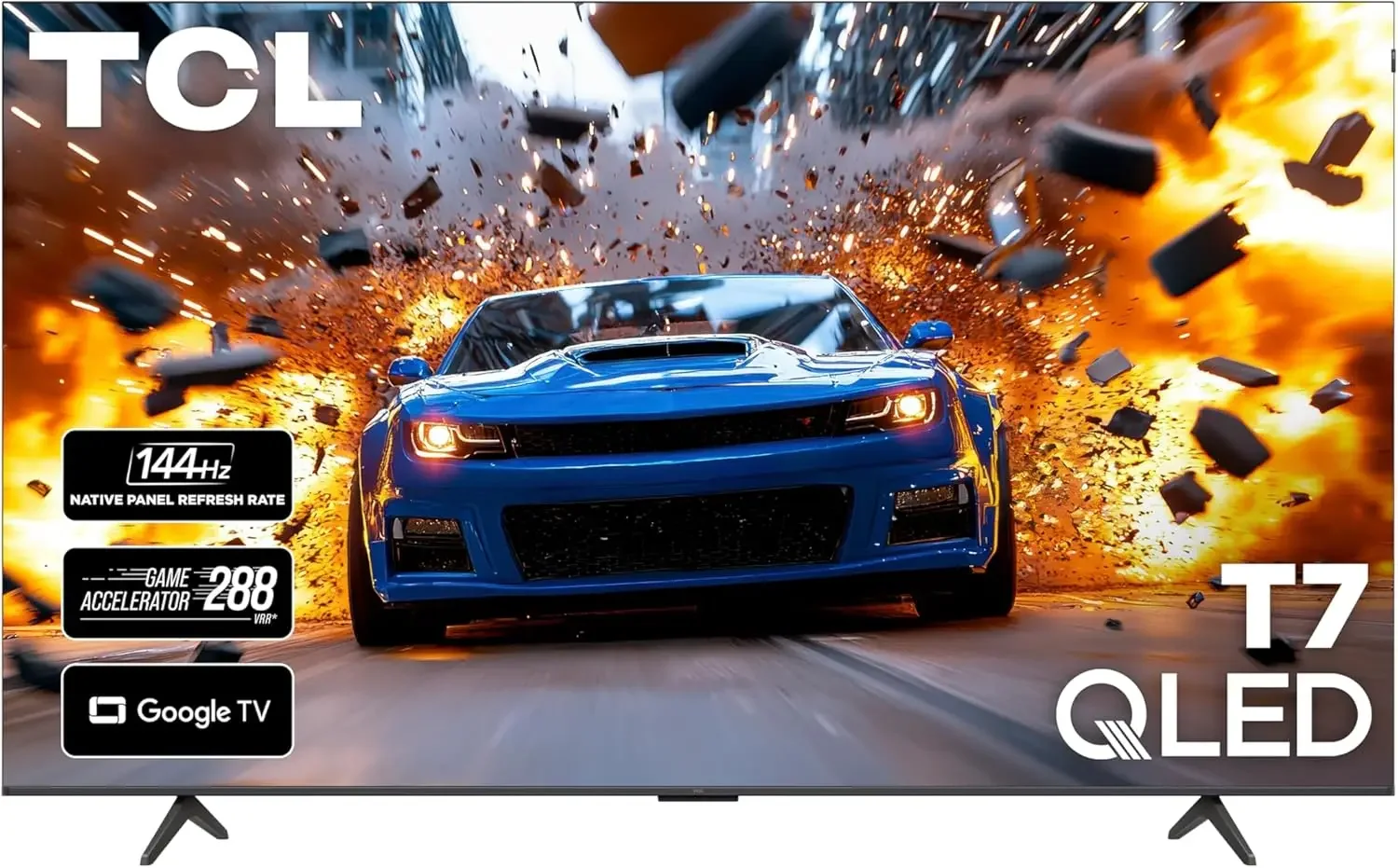 2025 Model | 120HZ-144HZ High Brightness Smart Google TV Dolby Atmos Audio | Voice Remote Alexa Gaming Streaming Television