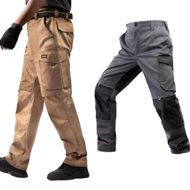 Pantalones de trabajo elásticos para hombre, pantalones Cargo tácticos duraderos para ciclismo al aire libre