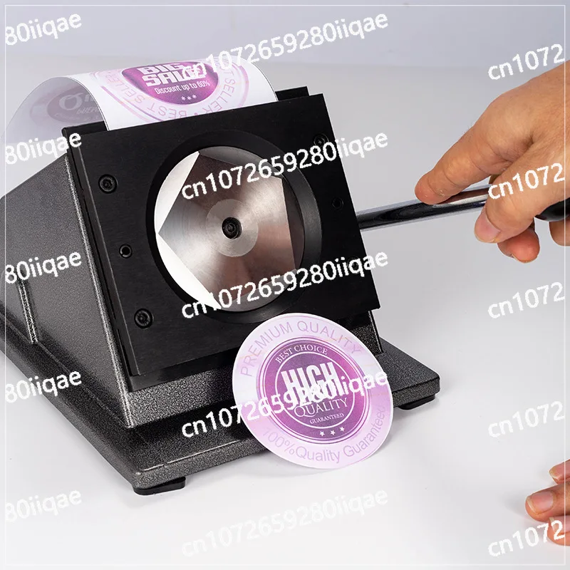 

Full Metal Badge Desktop Cutter, Bar Machine Matching Round Cutter 58mm Badge Paper Cutting Equipment