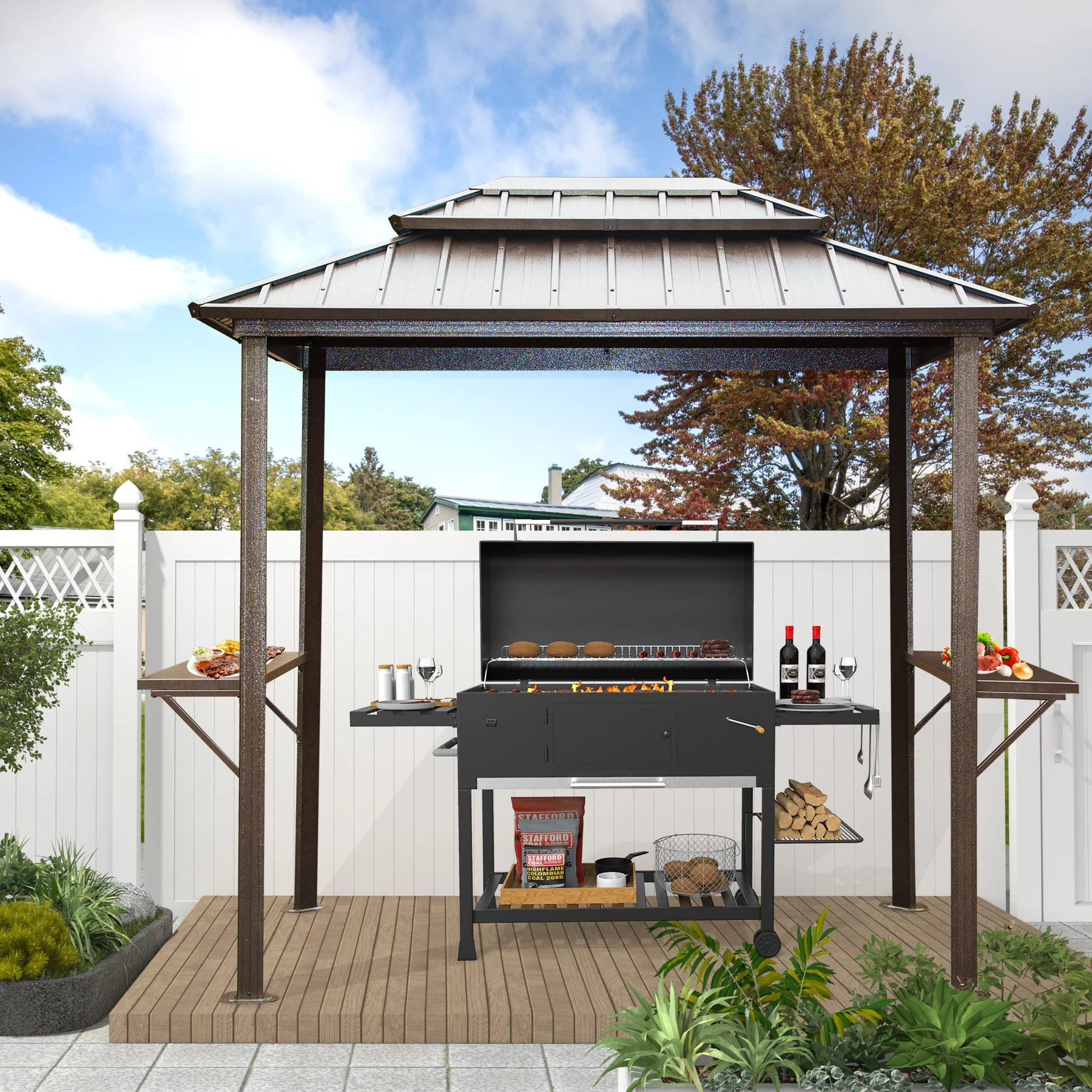 Outdoor Furniture Chinese Vint - Outdoor Furniture Gazebo ulasan dan harga