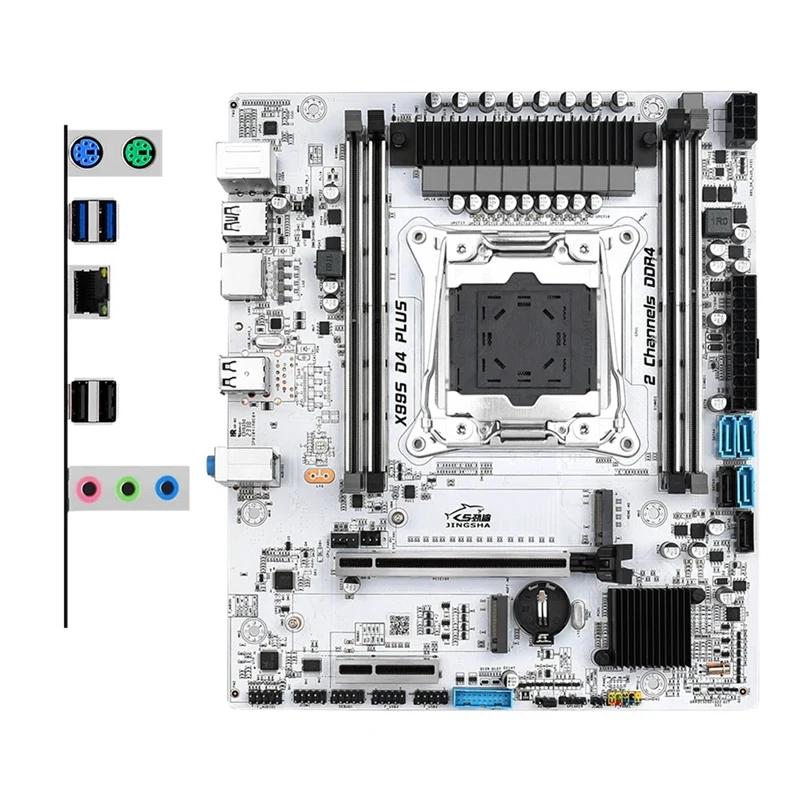 X99S D4 PLUS Computer Motherboard 4XDDR4 LGA2011-3 USB3.0/2.0 SATA 3.0/2.0 Supports M.2 NVME/NGFF Gigabit Network Card Durable