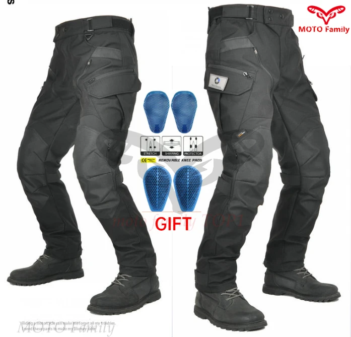 Motorcycle riding pants wear-resistant tear-resistant belt protective gear motorcycle pants men мото экиперовка мужская
