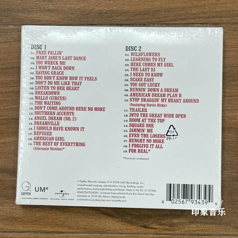 توم بيتي آند ذا هارت بريكرز أفضل كل شيء 2 قرص مضغوط 、 قرص مضغوط موسيقي أفضل ألبوم 1976-2016)، قرص مضغوط روك #2