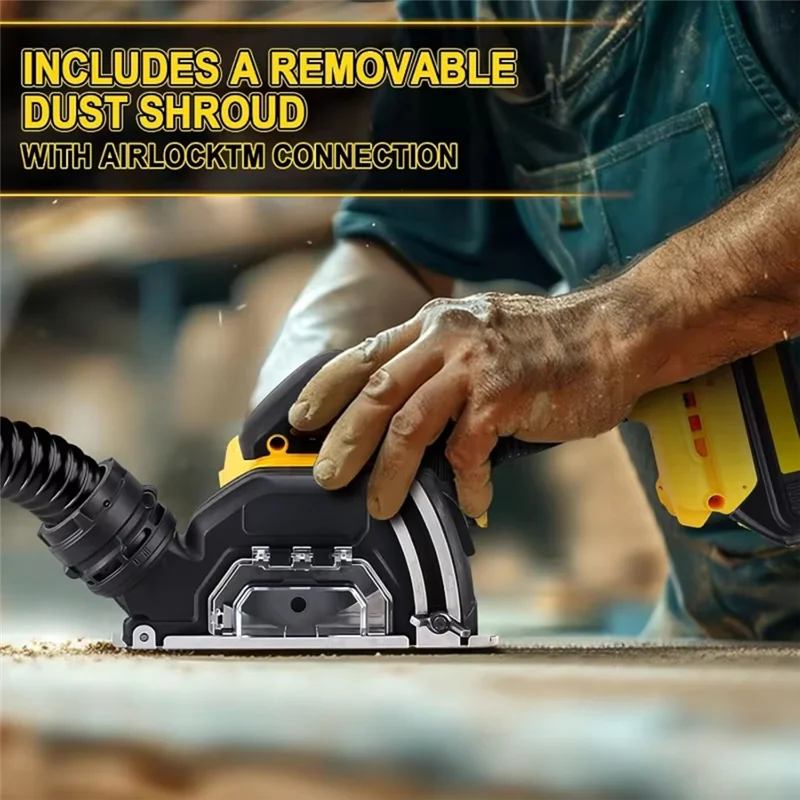 ABLN-3 Inch Mini Angle Grinder Cordless Circular Saw Power Tool For  20V Battery Removable Dust Cover Power Tools