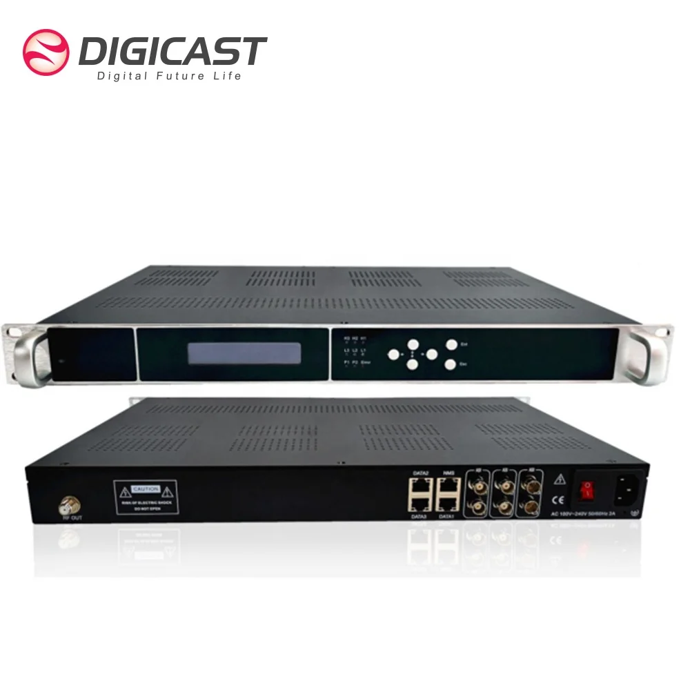 

24E QAM Modulator UDP/IP input 16*ISDB-T/DVB-T/ATSC or 32DVB-C digital catv modulator