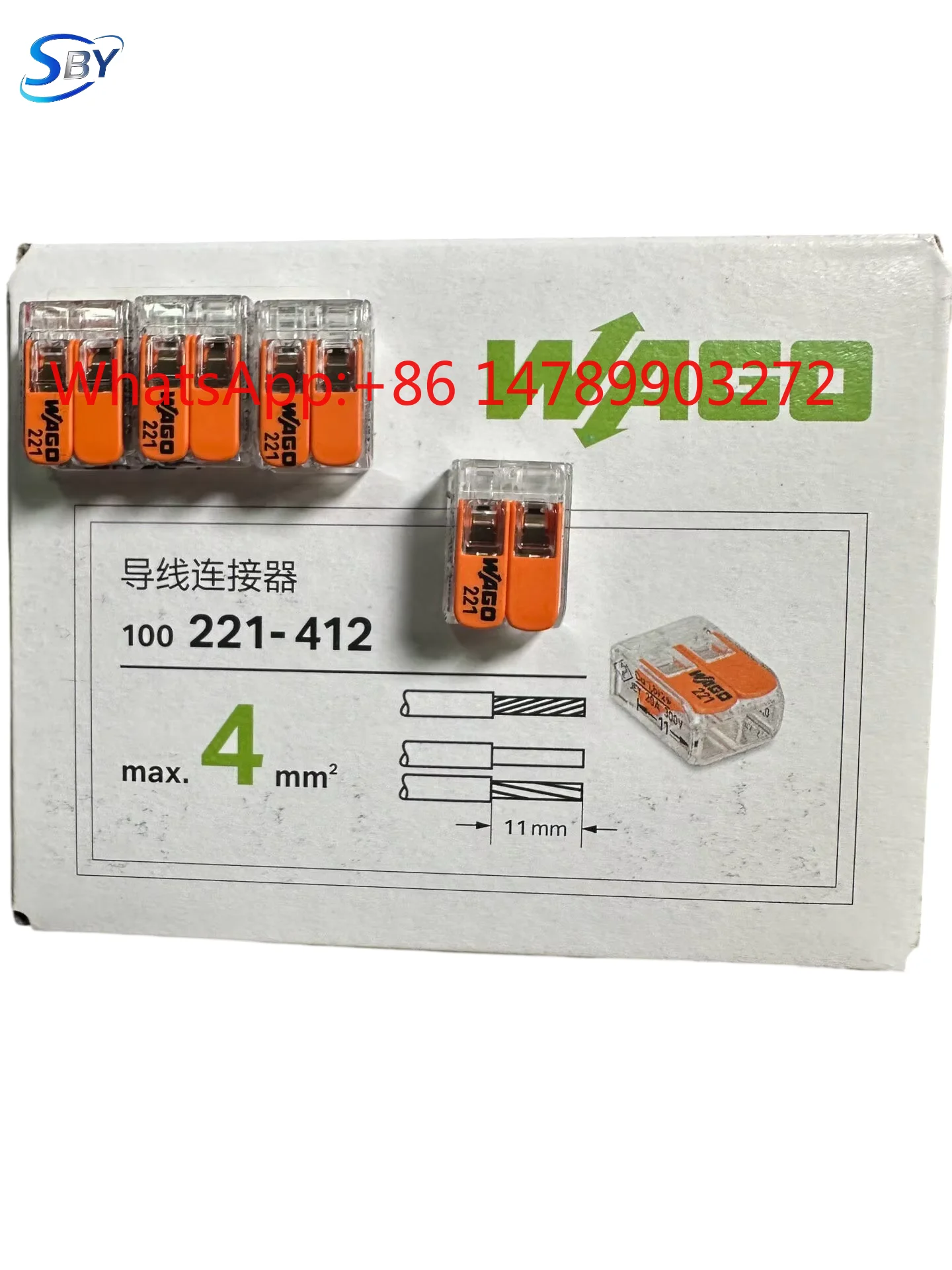 221-41 Electrical Connector Terminal Block Wire Connector Compact Splicing Connector Push in Wire Terminal for Electrical Wiring