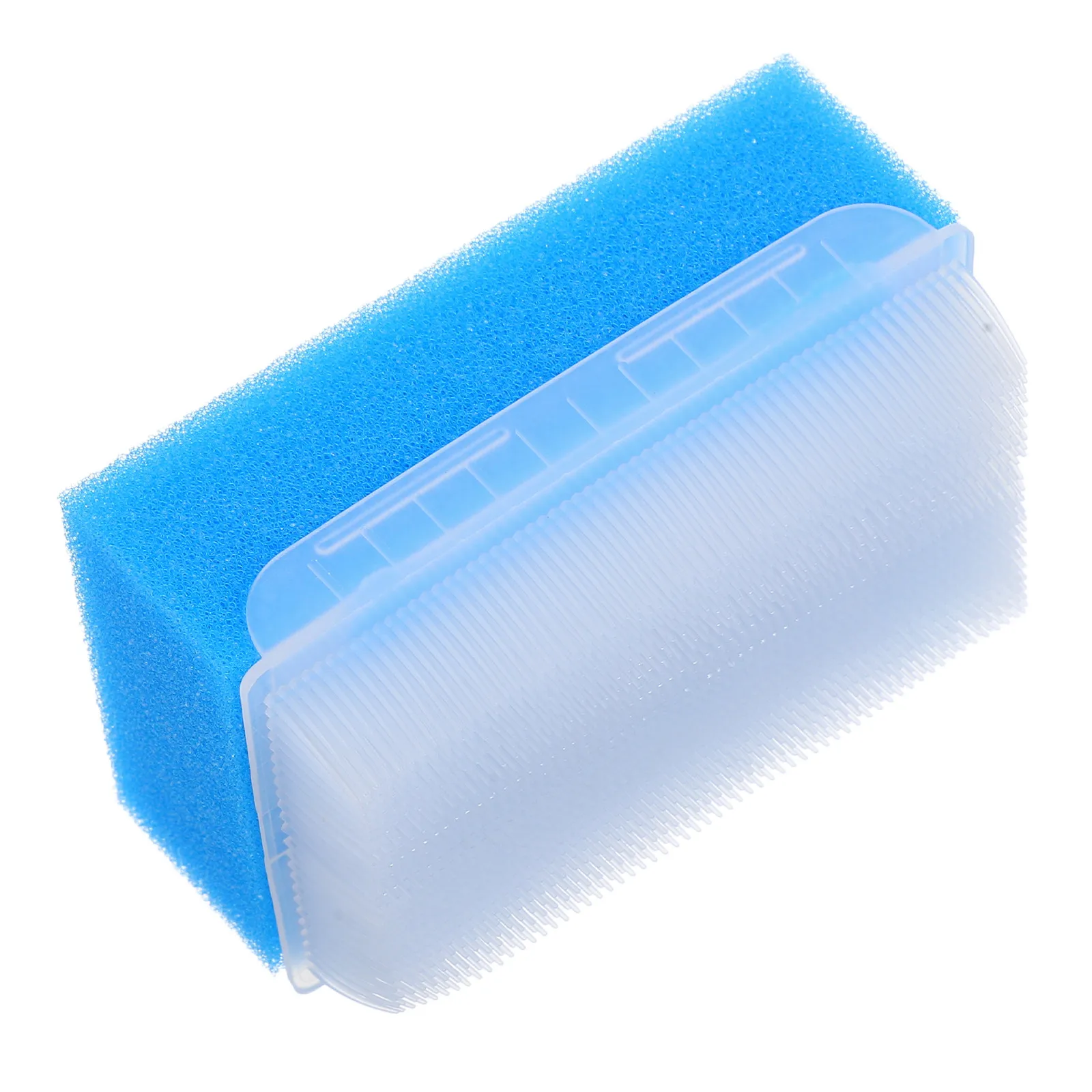 

Brush Baby Bath Cradle Cap Soft Hair Body Scrubber Newborn Toddlers Blue Sensory Integration Tool Gentle Tactile Stimulation