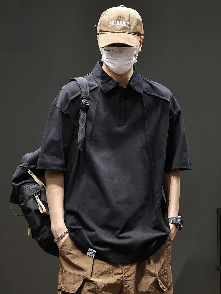 

Мужская рубашка PaulFrank из чистого хлопка, тонкая, дышащая, летняя, модная, с отложным воротником, молодежная, повседневная одежда