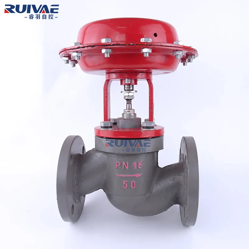 ZM-BQ16-2T High Temperature Steam Printing and Dyeing Heating Valve Flange Pneumatic Film Cut-off Valve DN25 50 65 80