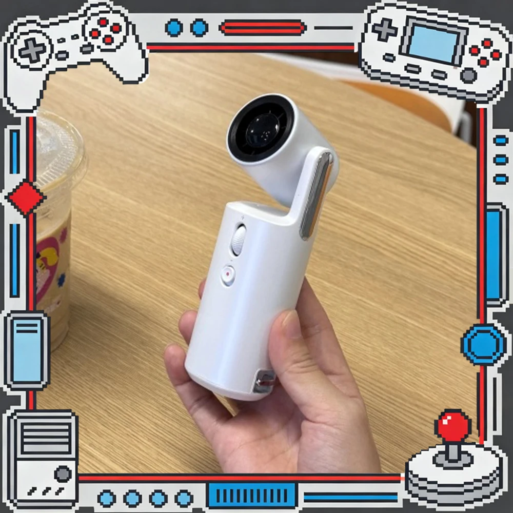 Ambrosi U Need Too Mini Handheld Small Fan Air-lce Refrigeration Engine Handheld Fan Exceed Wide-Angle Wind Low Noise For Gifts