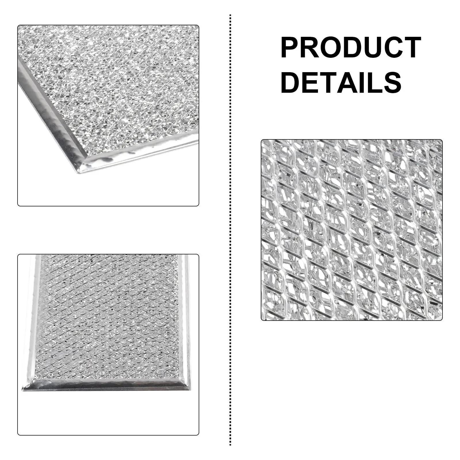 

WB06X10596 Микроволновый фильтр Снейкая смазка 13,3x5,7 дюймов Серебристый материал высокого качества впитывает туман для приготовления вредного дыма