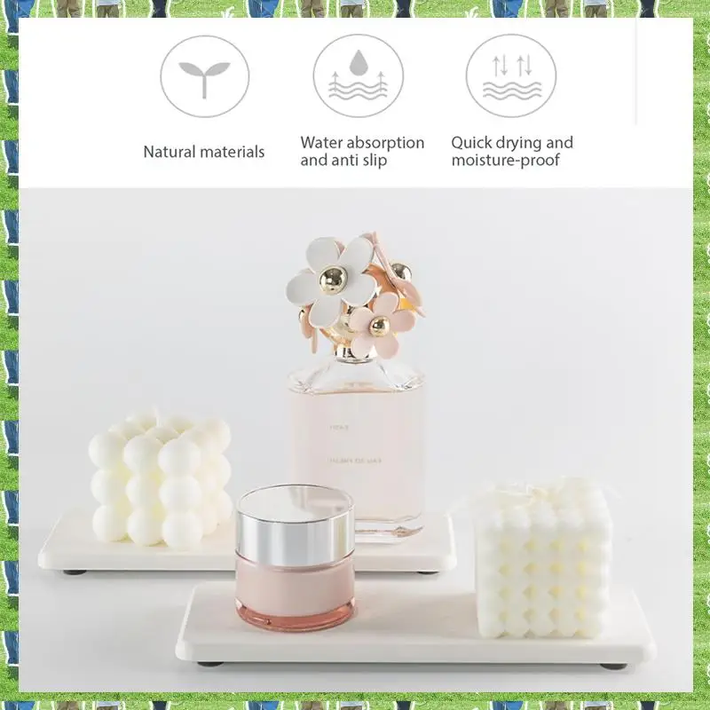 

FTS диатомическая земля, раковина для ванной комнаты, подносы для туалетного столика, впитывающий кухонный поддон для мыла для дома