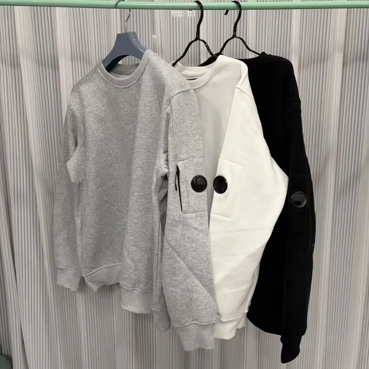 Hoodie met ronde hals voor heren, veelzijdig en afslankend, minimal slim fit top met pluche en dikke casual hoodie, streetwear merk - afbeelding 2