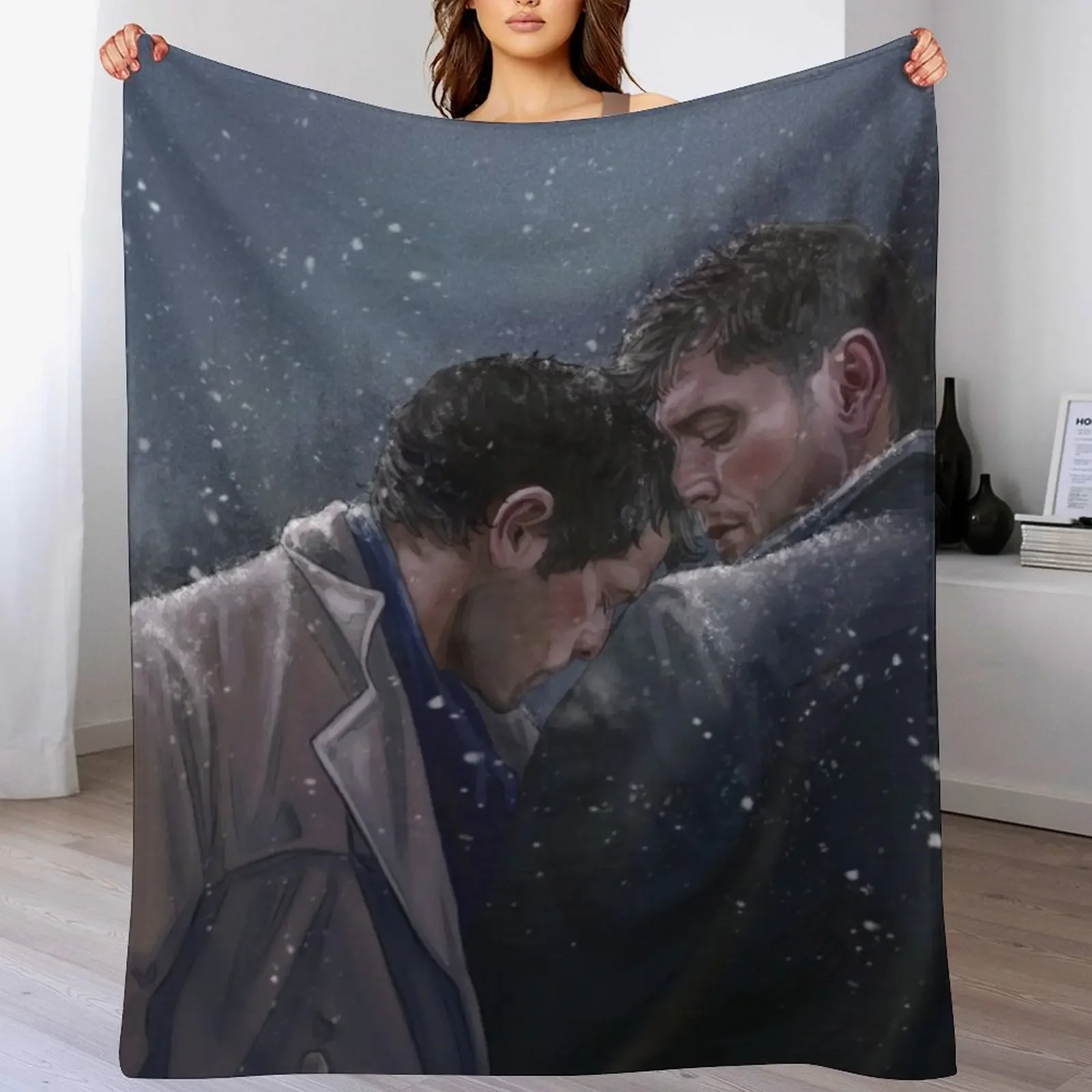 

Warm With You Throw Blanket Flannels anime Blankets