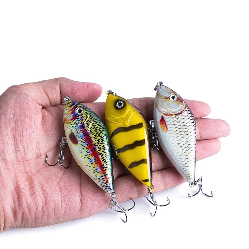 

70mm/100mm 15.5g/45g Fishing Lure Slow Sinking Slide Glide Jerkbait Wobblers Rattle Hard Artificial Baits Pike Musky Bass Tackle